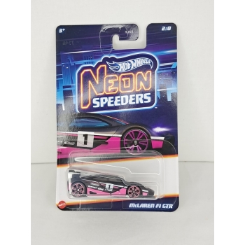 Hot Wheels 1:64 Neon Speeders - McLaren F1 GTR black